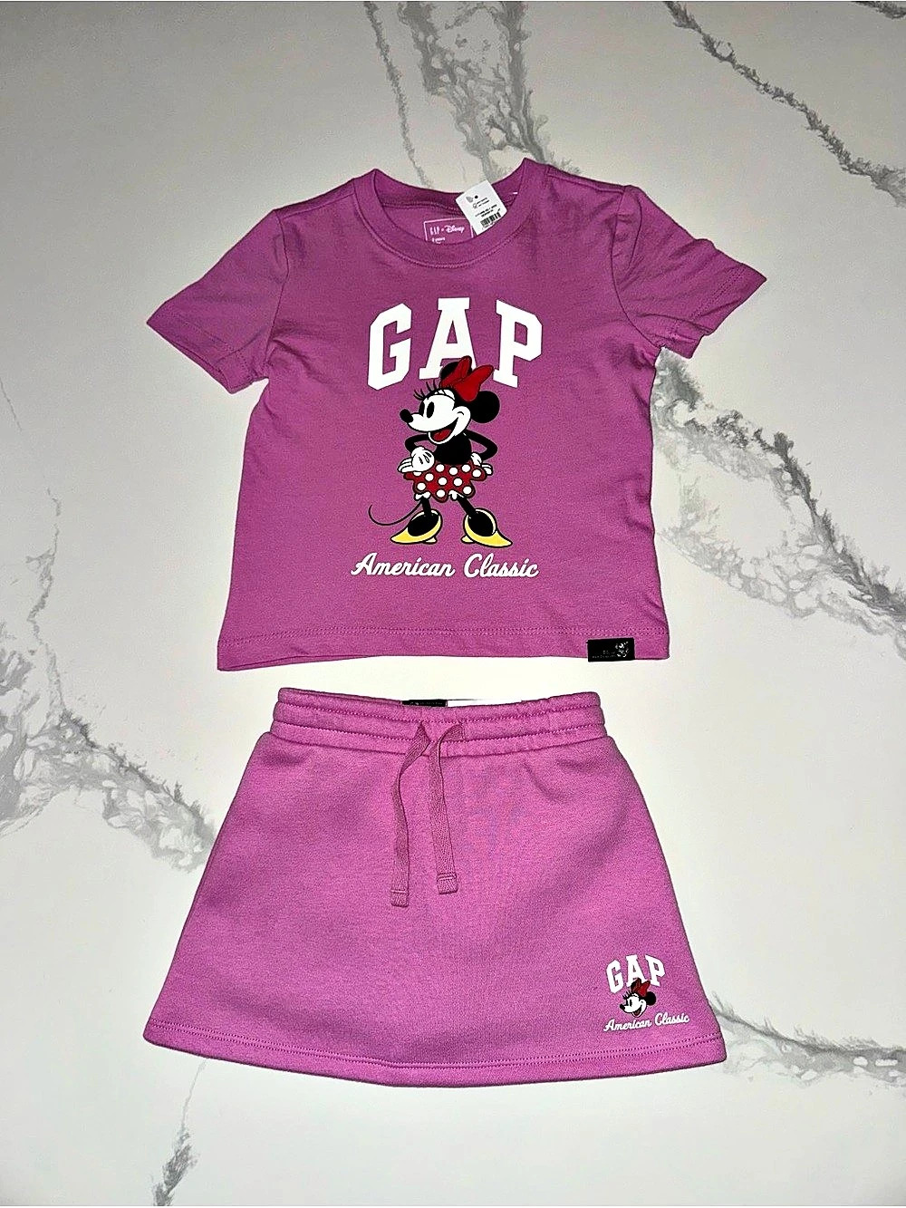 GAP Kids Disney Minnie Mouse T-Shirt and Skort Set NEW Size 2T